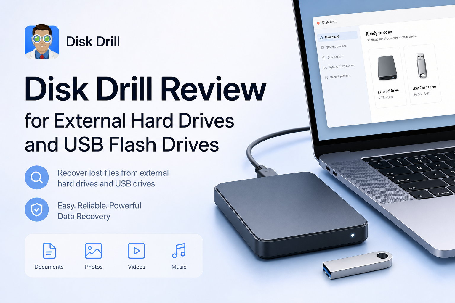 Disk Drill Review for External Hard Drives and USB Flash Drives