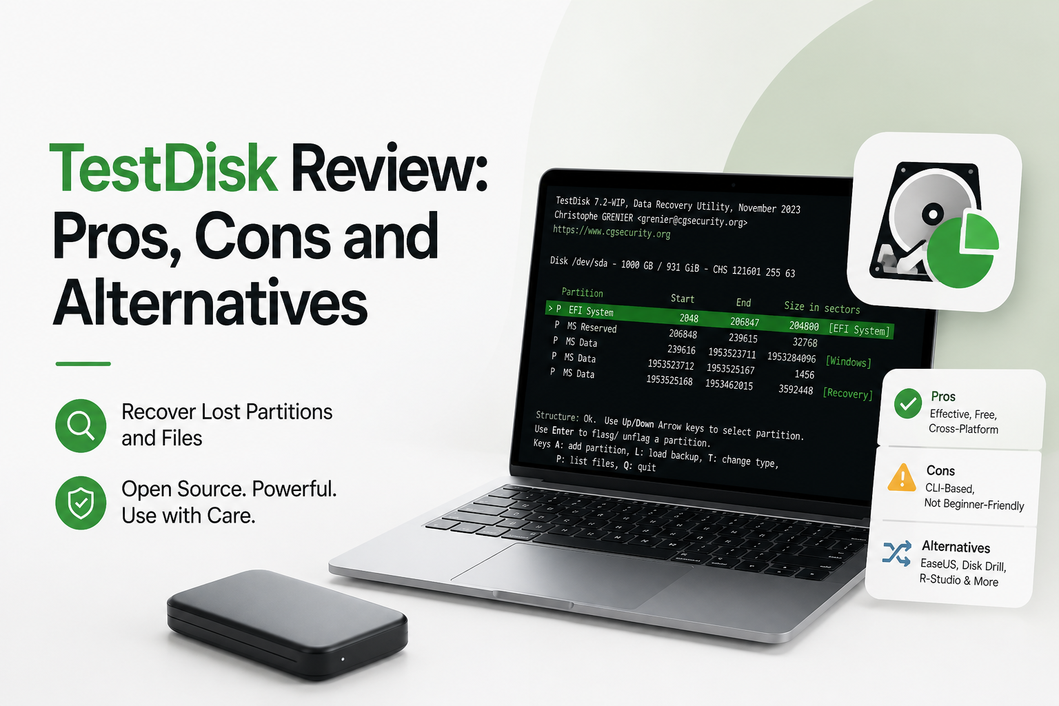 TestDisk Review 2026: Pros, Cons and Alternatives
