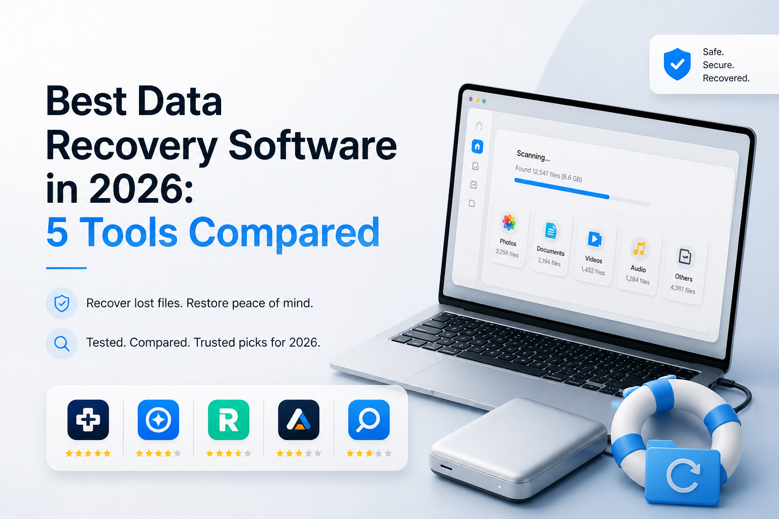 Best Data Recovery Software in 2026: 5 Tools Compared