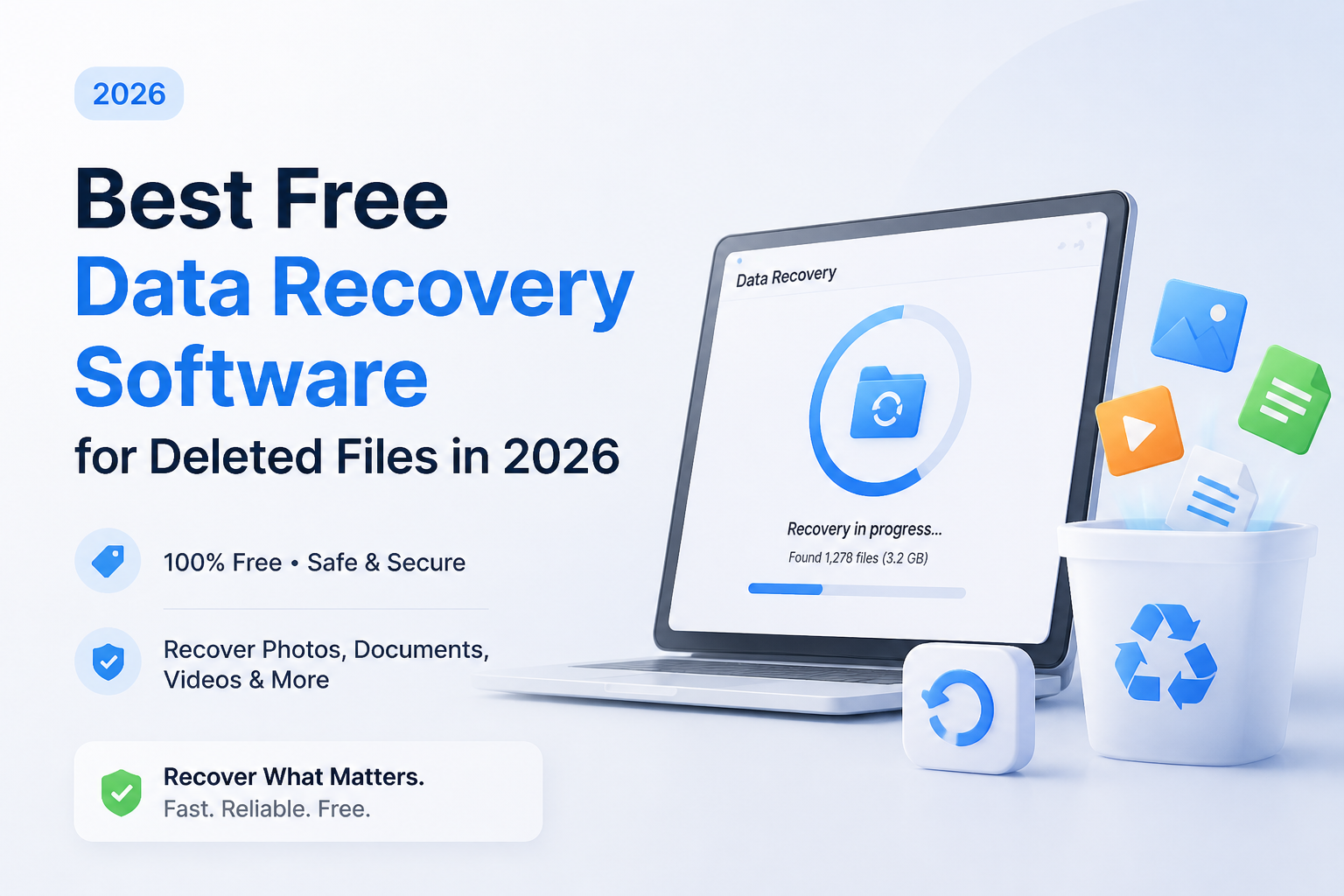 Best Free Data Recovery Software for Deleted Files in 2026